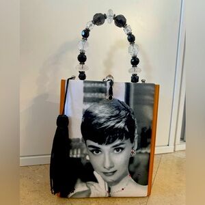Vintage Audrey Hepburn American Presidente Cigar Box Evening Purse